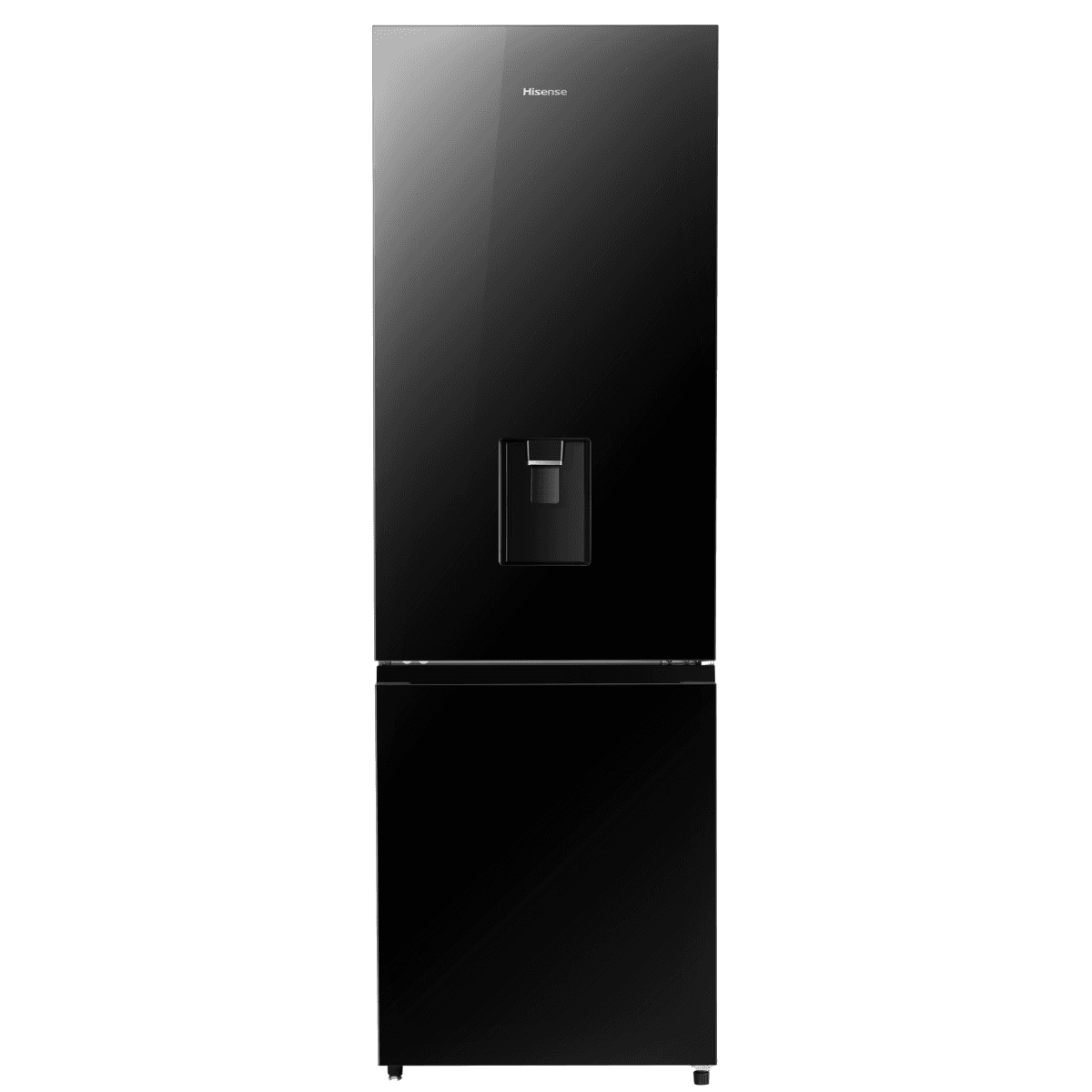 HISENSE 347L BLACK MIRROR COMBI FRIDGE - H450BMIB-WD