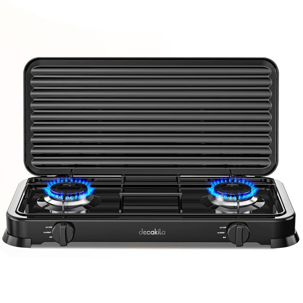 Decakila Double Table top Gas Stove - KMGS008B