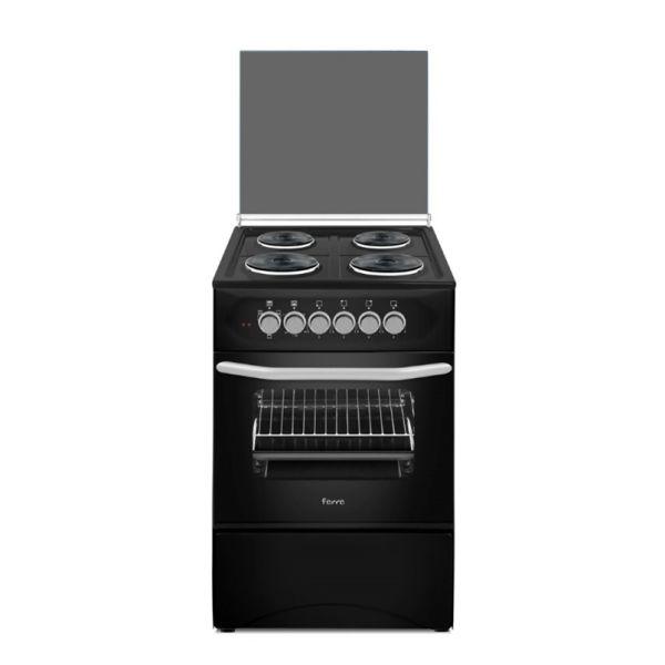 Ferre 50x50cm Black Electric Free Standing Cooker