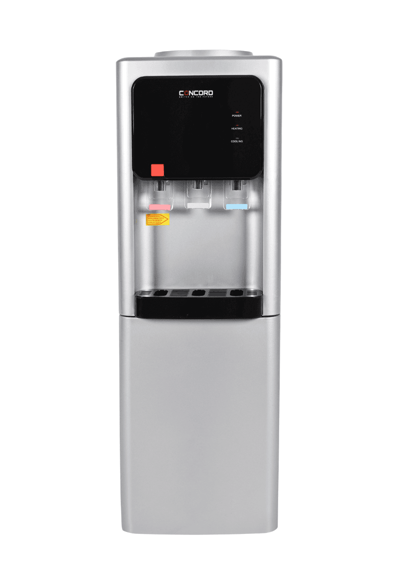 Concord Water Dispenser - 95LB Silver Black
