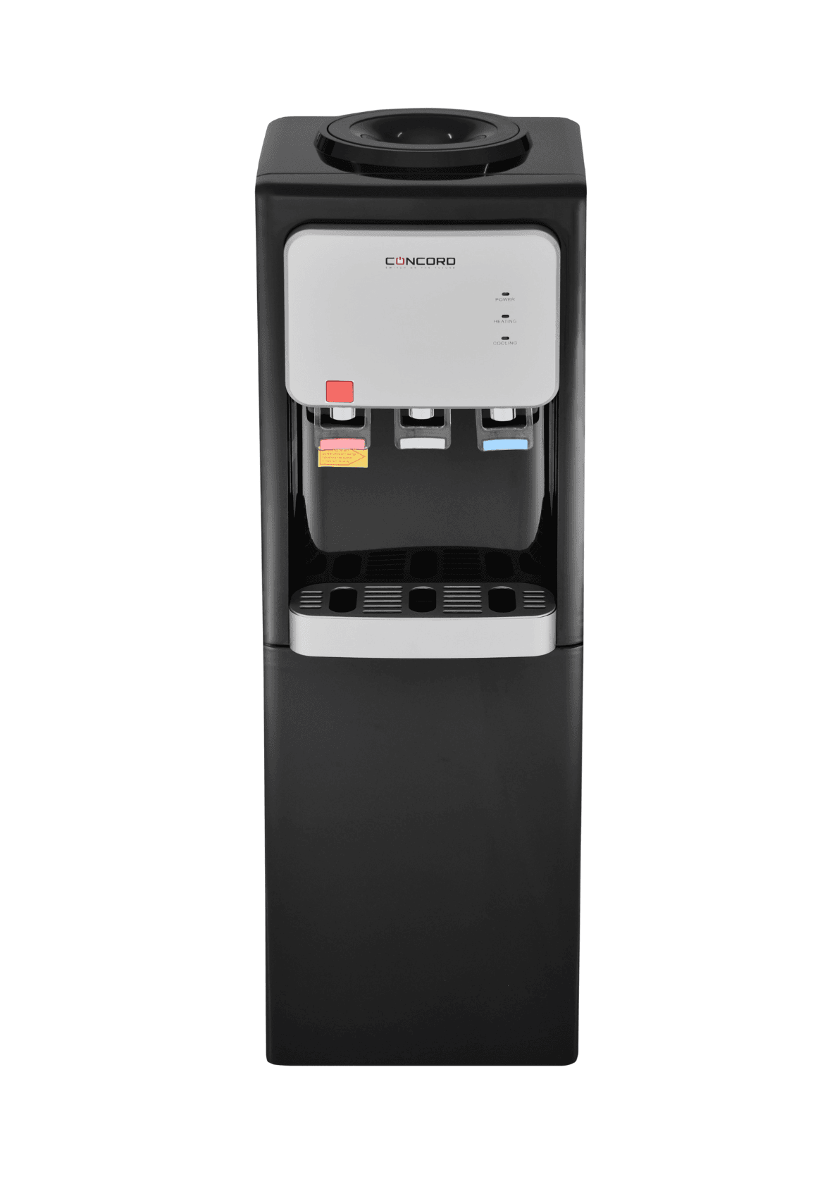 Concord Water Dispenser - 95LB Black Silver