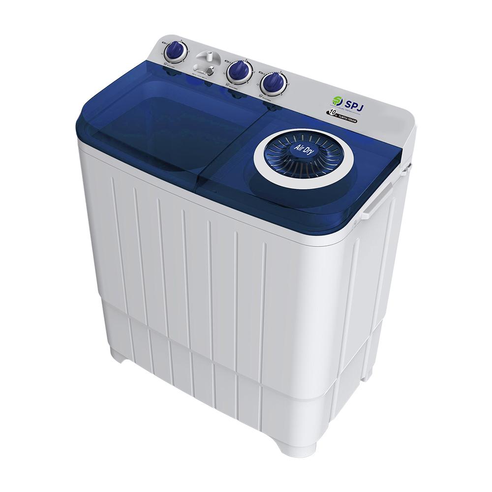 SPJ-9KG TOP LOAD SEMI AUTOMATIC TWIN TUB WHITE - TLWTU-10SAM