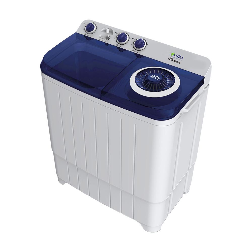 SPJ-7KG TOP LOAD SEMI AUTOMATIC TWIN TUB WHITE - TLWTU-7SAM