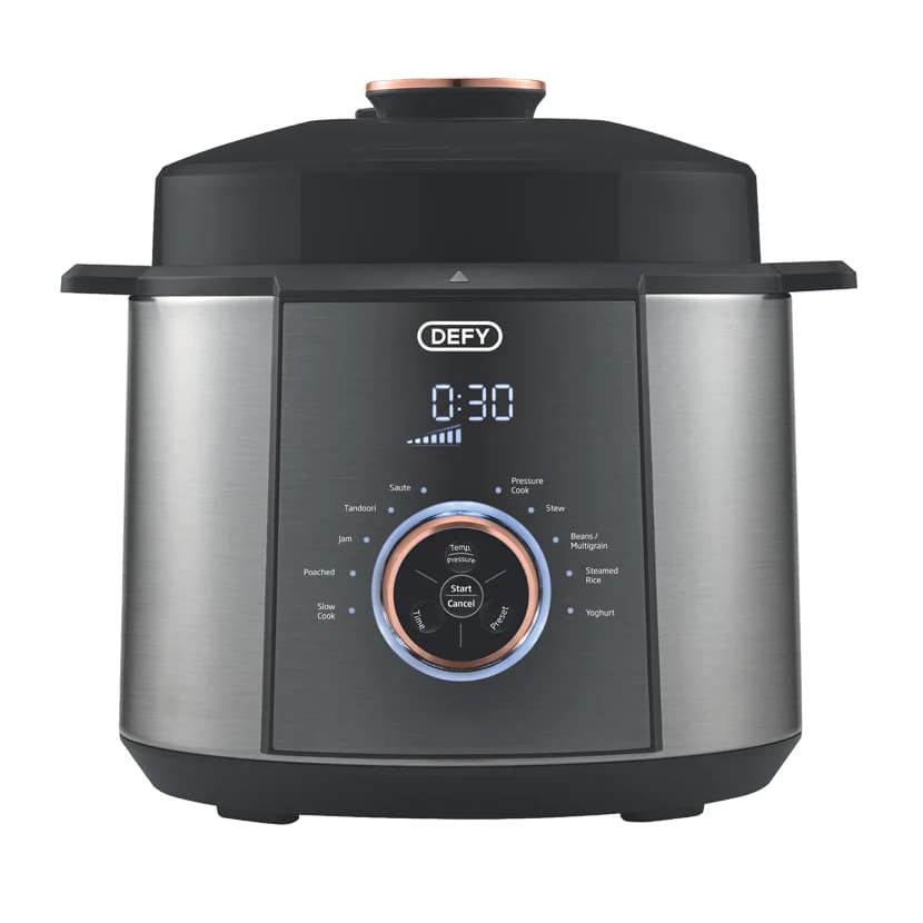 Defy 10-in-1 Inox Non-Stick Multi-Cooker 5.5L